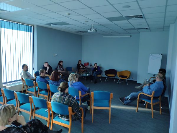 Na zdjęciu uczestnicy warsztatów focusowych.